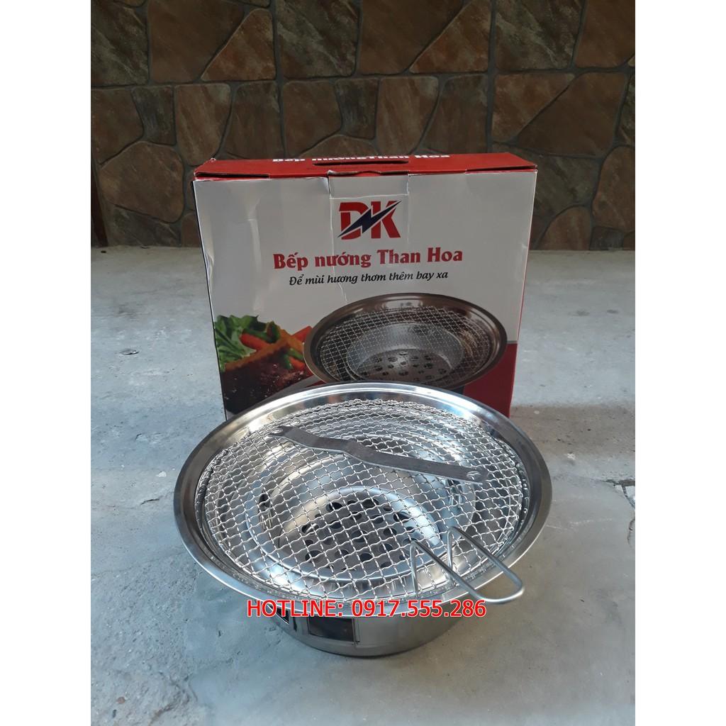 Bếp nướng than hoa âm bàn, bếp nướng inox giá rẻ