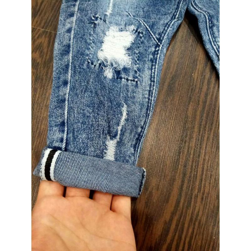 Quần jeans xước cho bé Q02