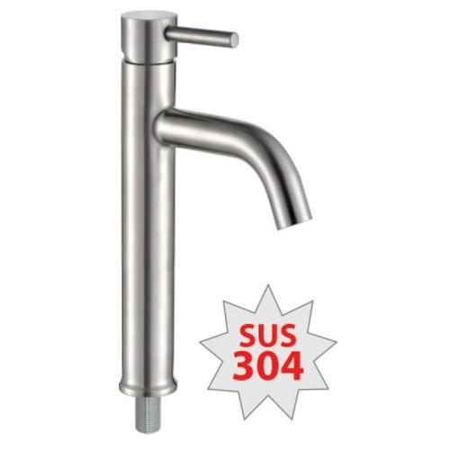 Vòi Inox,Vòi Lavabo Lạnh,Vòi Lavabo Inox 304, Mã R501