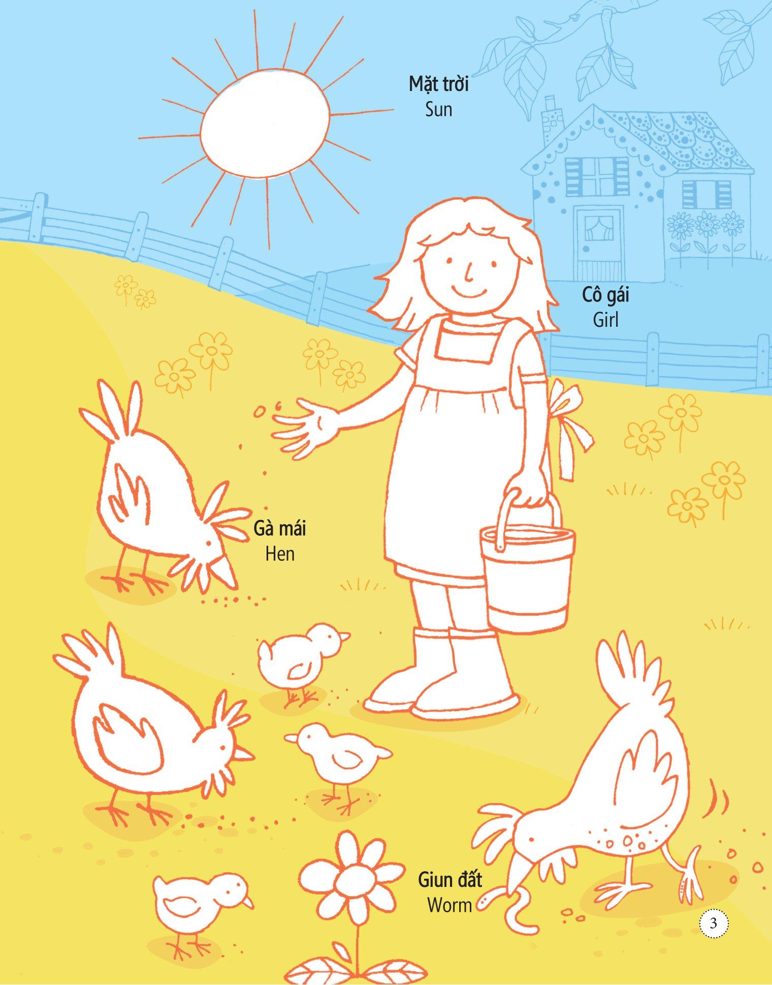 Tô Màu Bóc Dán - Nông Trại - Farm