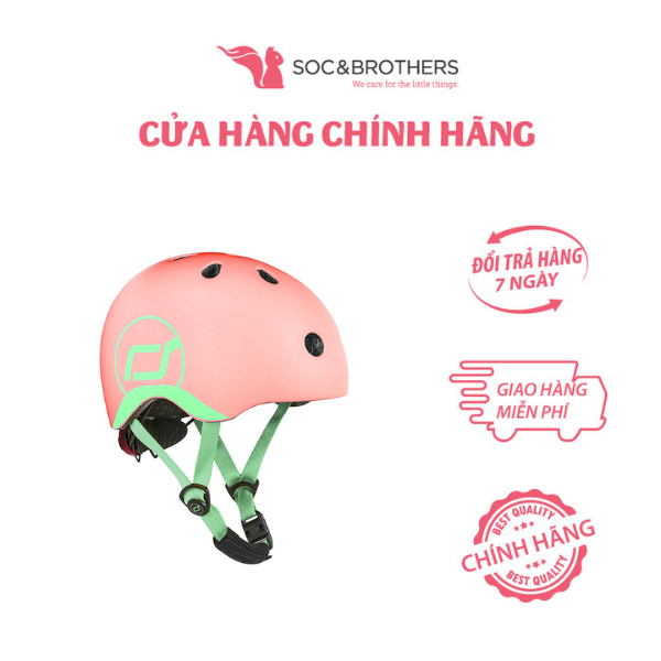 Mũ đội đầu cho bé Scoot and Ride màu Peach