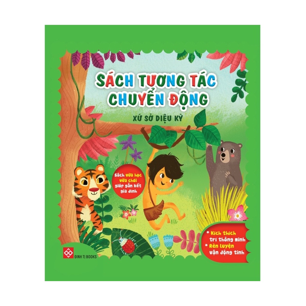 Sách Tương Tác Chuyển Động – Hộp Quà 3 Tập Xứ Sở Diệu Kỳ – Đinh Tị Books