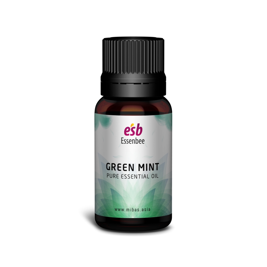 Tinh dầu thiên nhiên Bạc Hà Nhật Bản – Essenbee – 20ml - Hỗ trợ thư giãn tinh thần, giảm stress và đau đầu, chống say tàu xe, giúp giảm ho, nghẹt mũi, viêm xoang