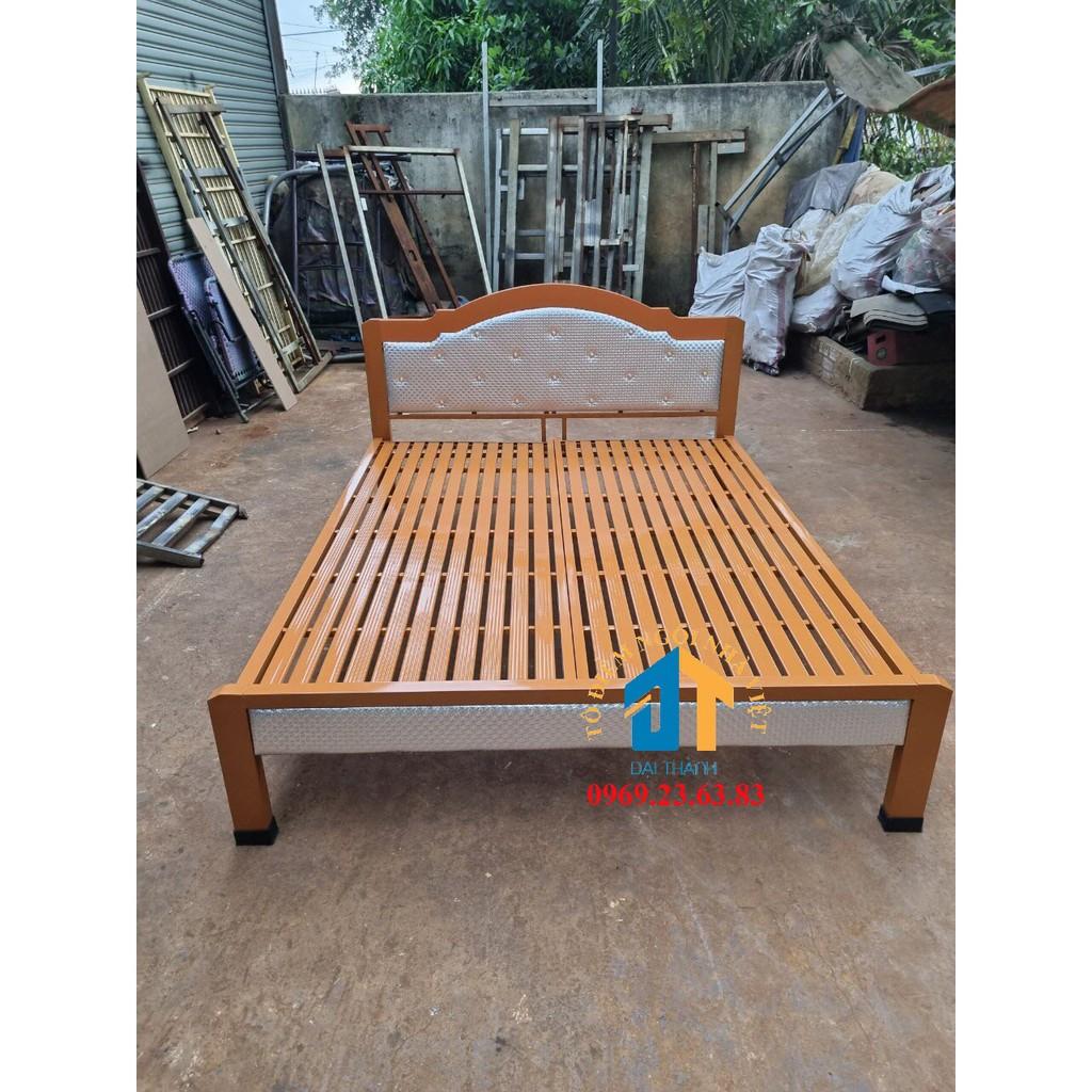 Giường sắt hộp cao cấp mẫu 107 nhiều kích thước chât liệu sơn tĩnh điện bền đẹp không rỉ