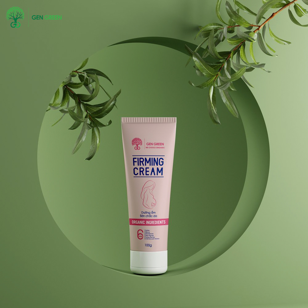 Gel Bôi Bụng Hữu Cơ Gengreen Dành Cho Mẹ bầu FIRMING CREAM