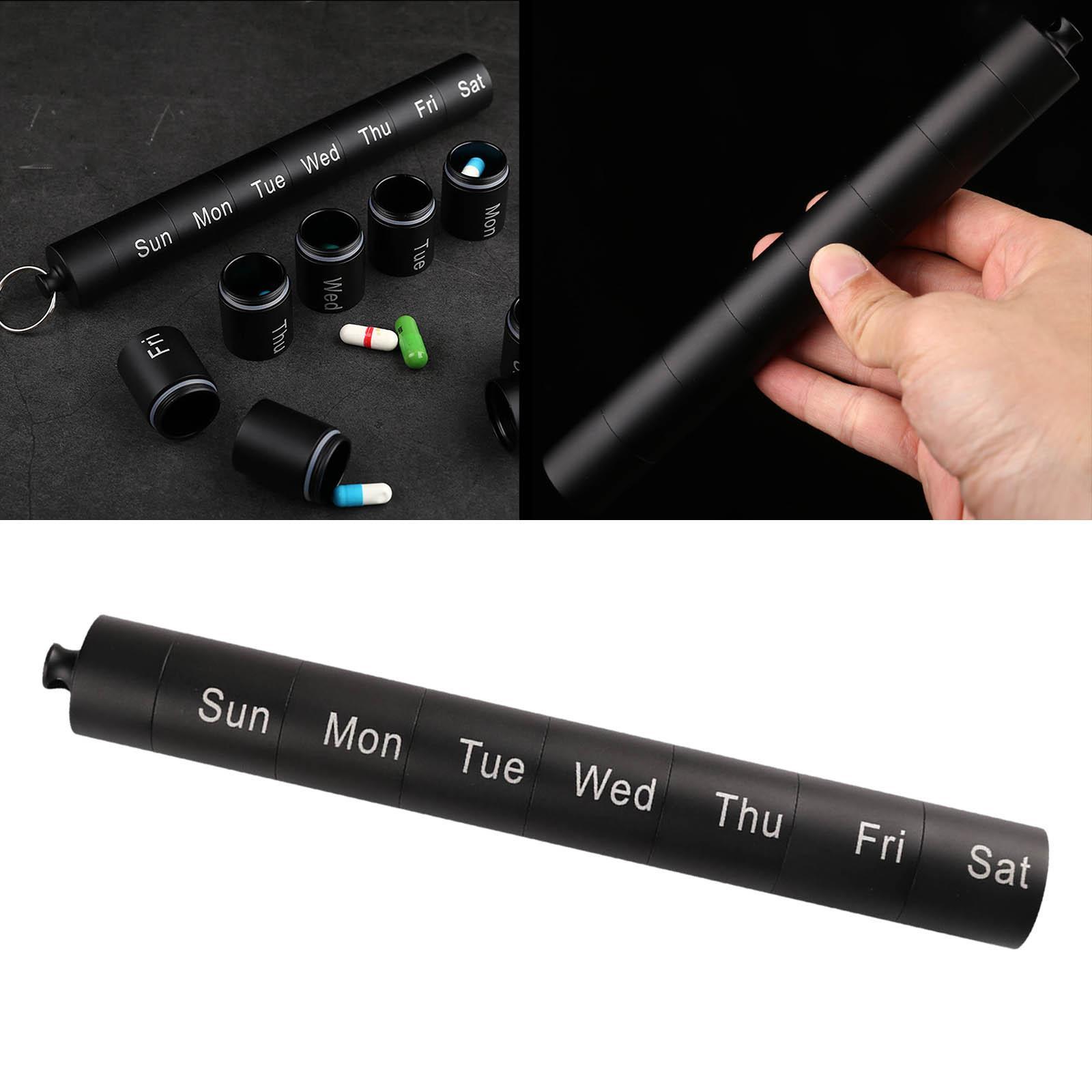 Weekly  Organizer  Container Detachable  Holder Storage Box