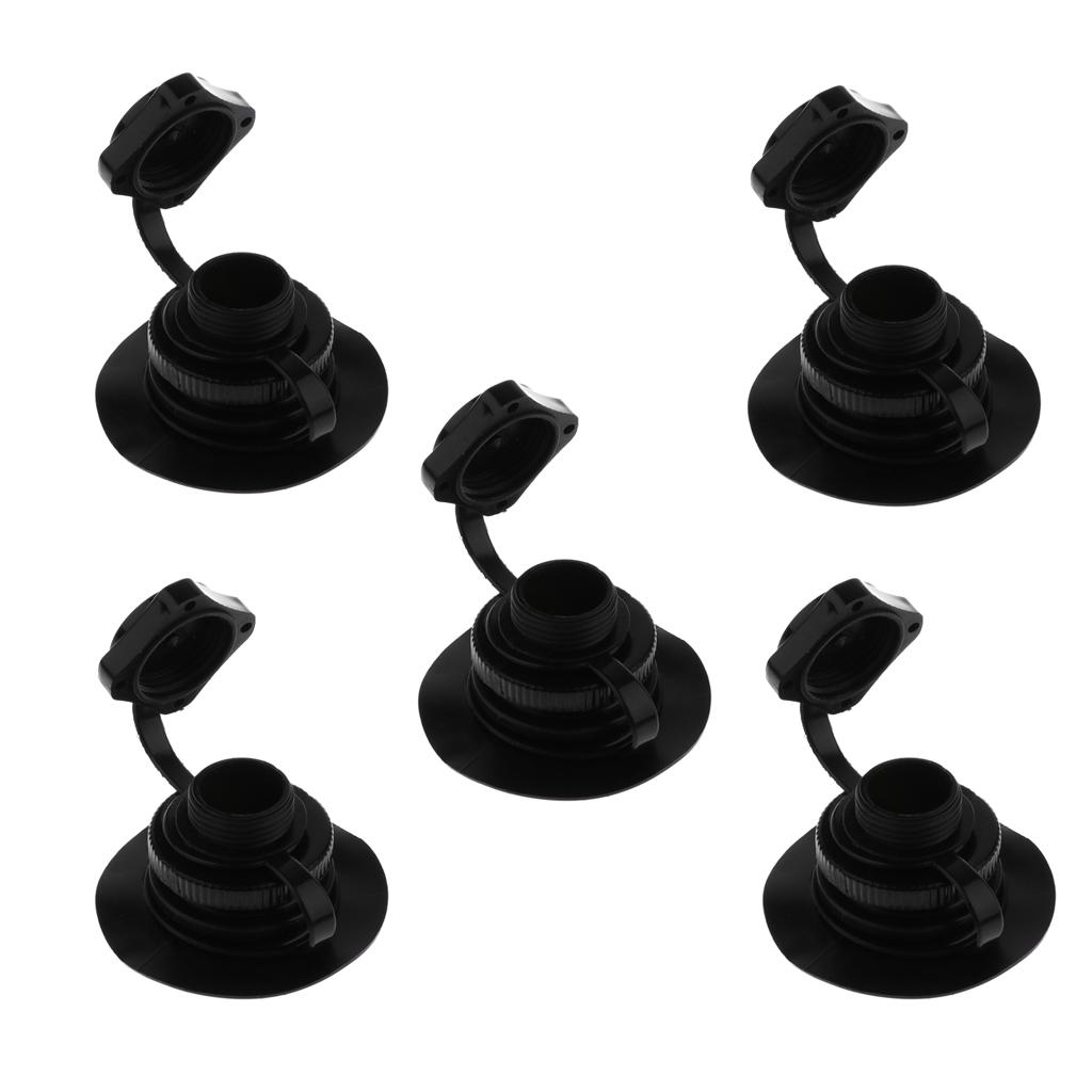 5 Pieces Durable Screw Air Plug Cap for Inflatable Boat Raft Kayak Airbed
