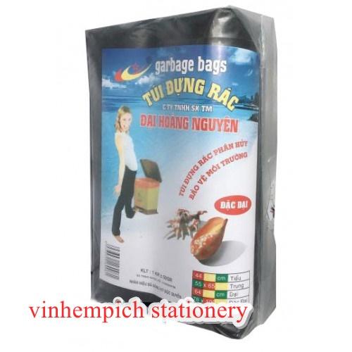 1 Bịch 3 cuộn bao rác màu đen tự phân hủy sinh học, 4 size: đặc đại, đại,trung và tiểu.cực rẻ,cực dai bền,đẹp