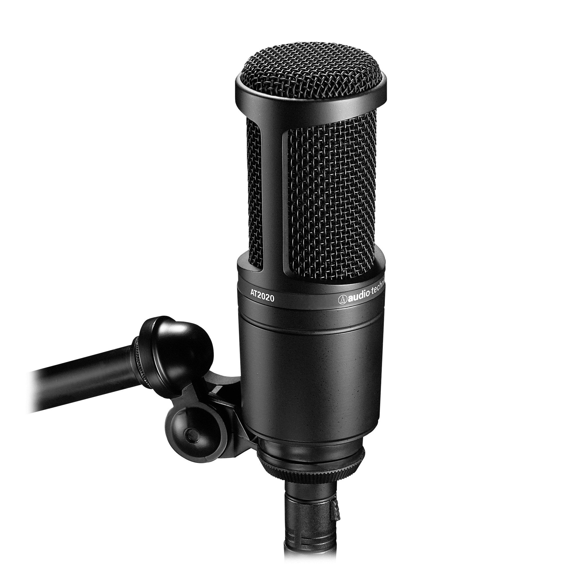 Micro thu âm condenser Audio-Technica AT2020 cho thu âm, hát livestream chất lượng cao - Hàng chính hãng