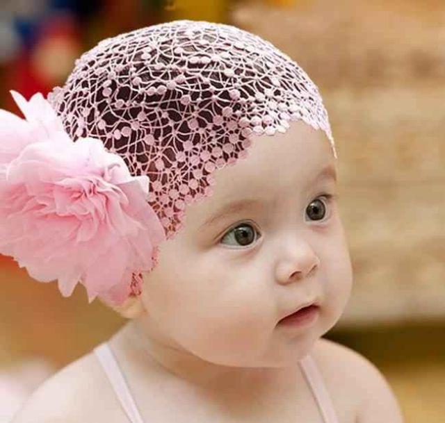 Băng đô hoa bản to bé gái