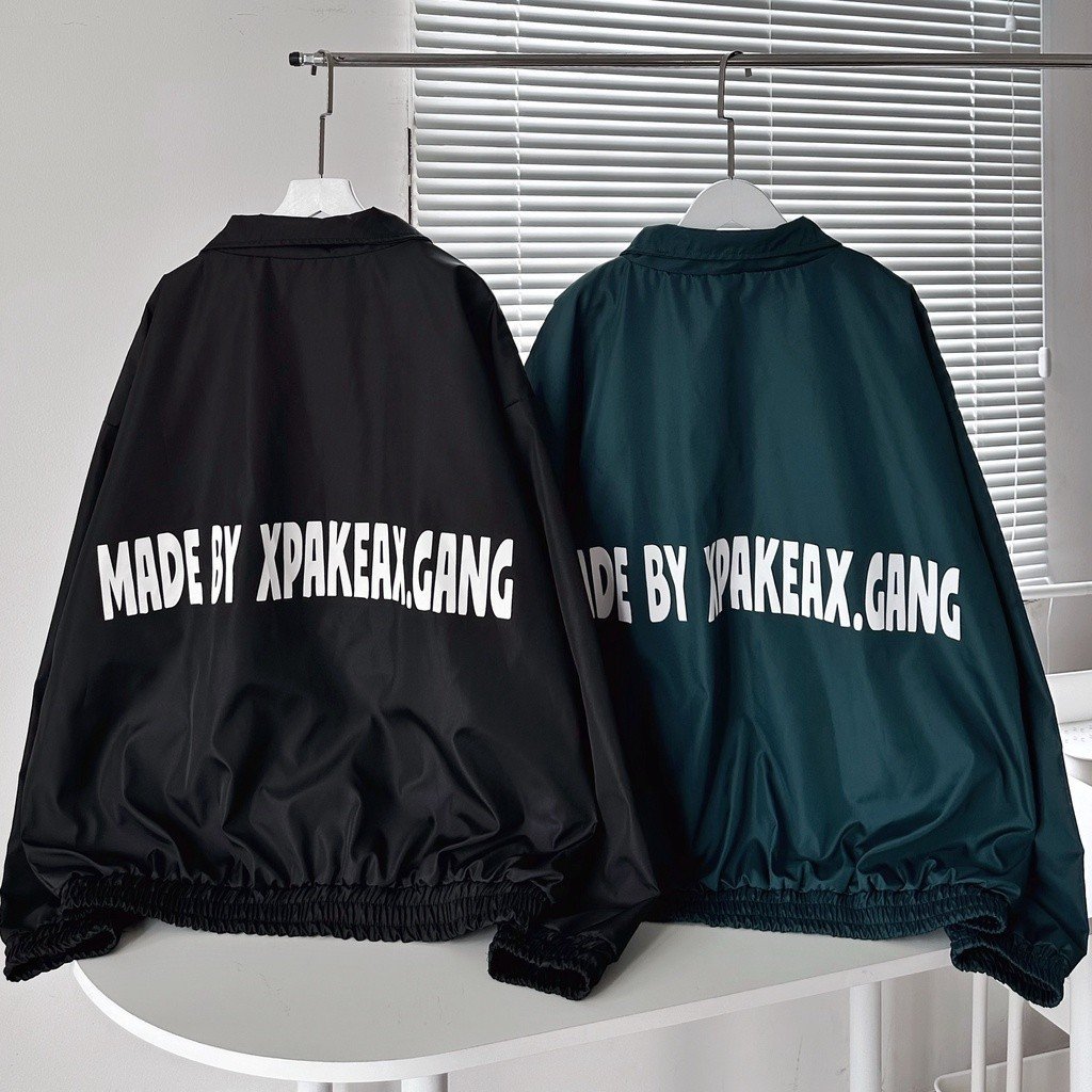 Áo khoác dù local brand nam nữ oversize , Jacket Jacket Xpakeax Gang form rộng , chất dù dày dặn 2 lớp unisex - Gin store