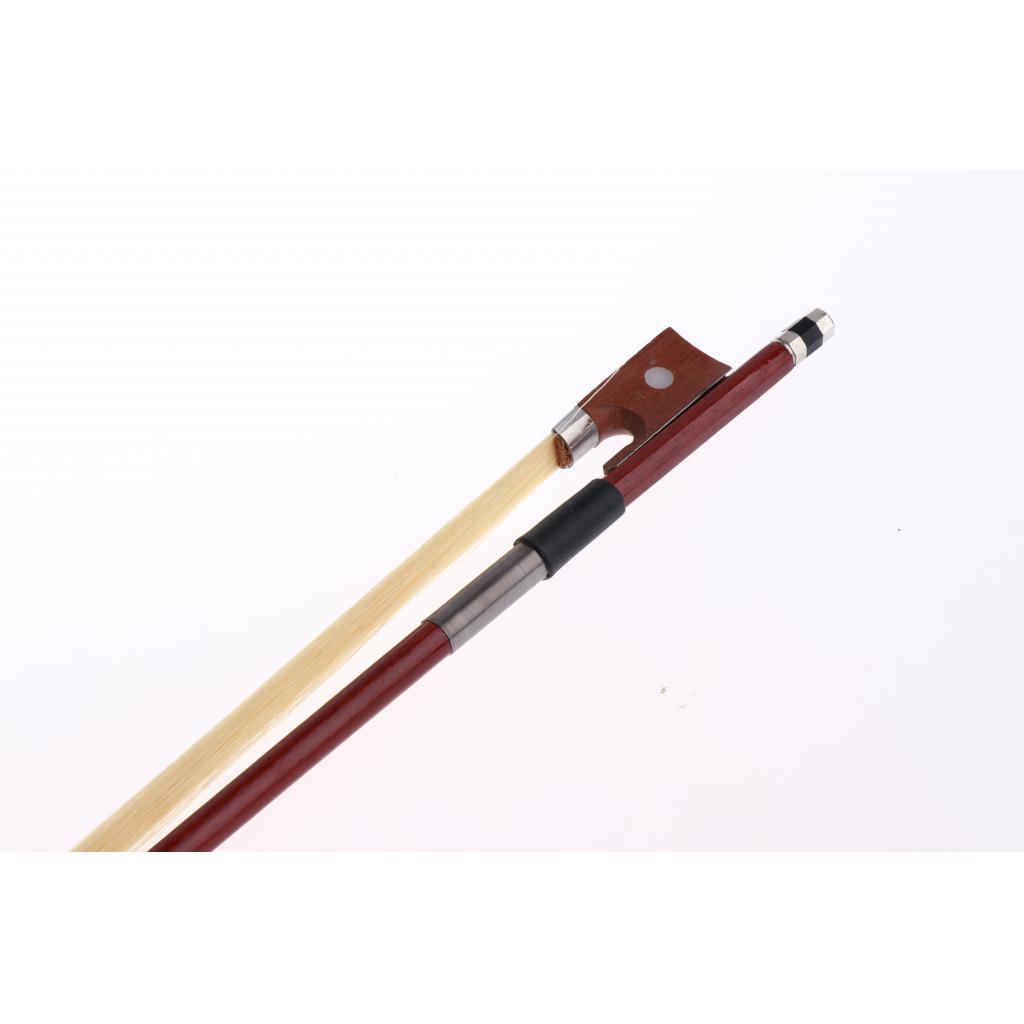 Rosewood 1/4 Violin Bow with Bow Practice Holder Fiddle Teaching Aid Correct