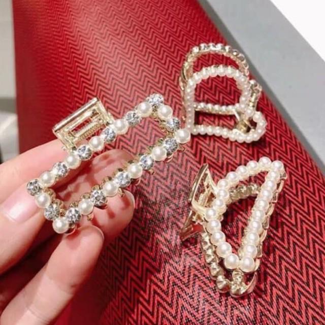 Set 3 kẹp tóc Hàn quốc đính đá siêu xinh -Gía Sốc