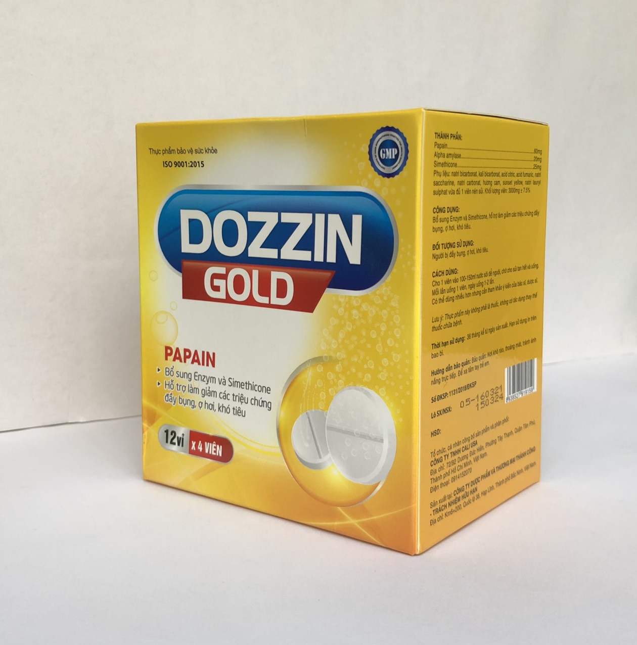 VIÊN SỦI TIÊU HÓA DOZZIN GOLD