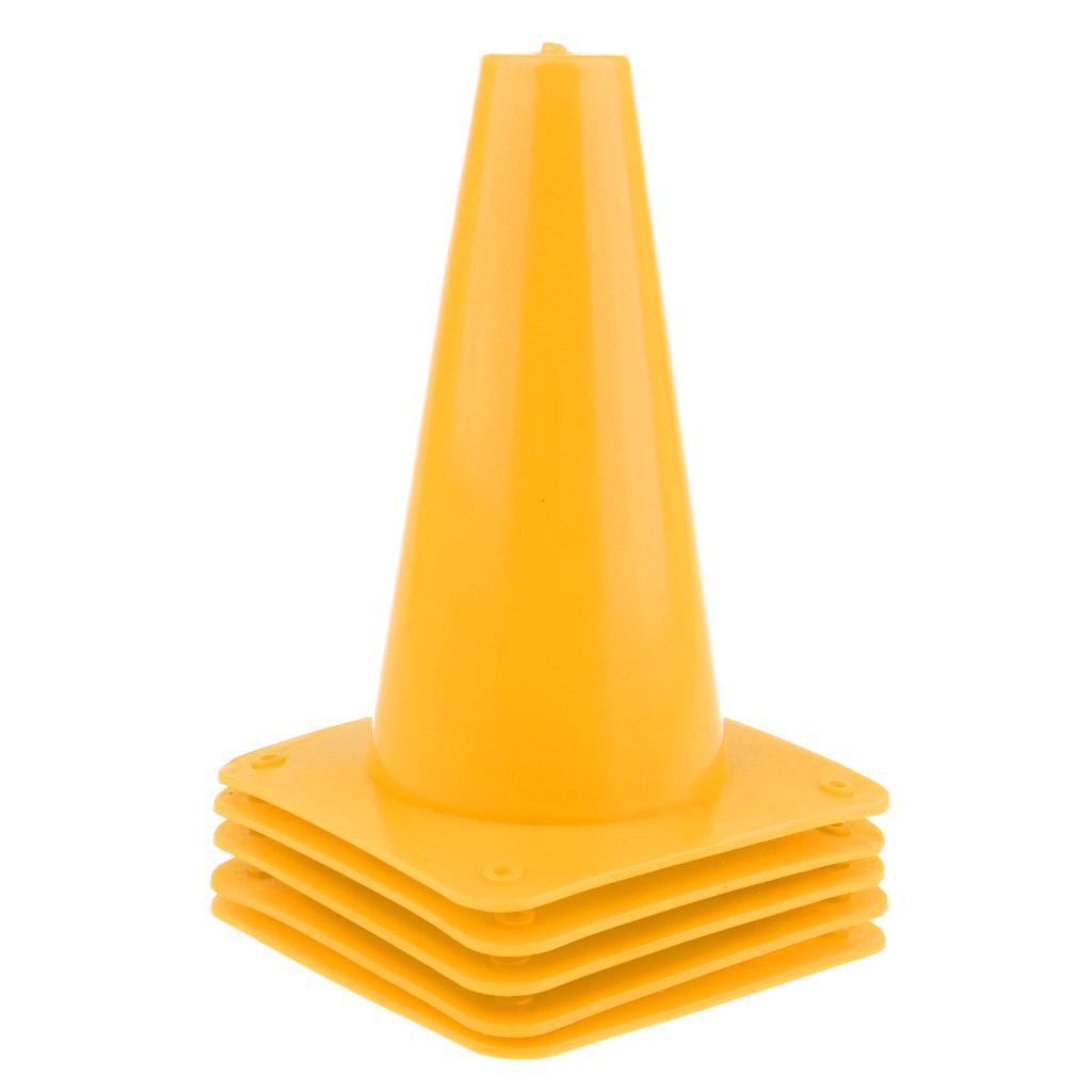 5pcs 15cm Safety Cone for Sports Training Soccer Agility Skateboard Skating