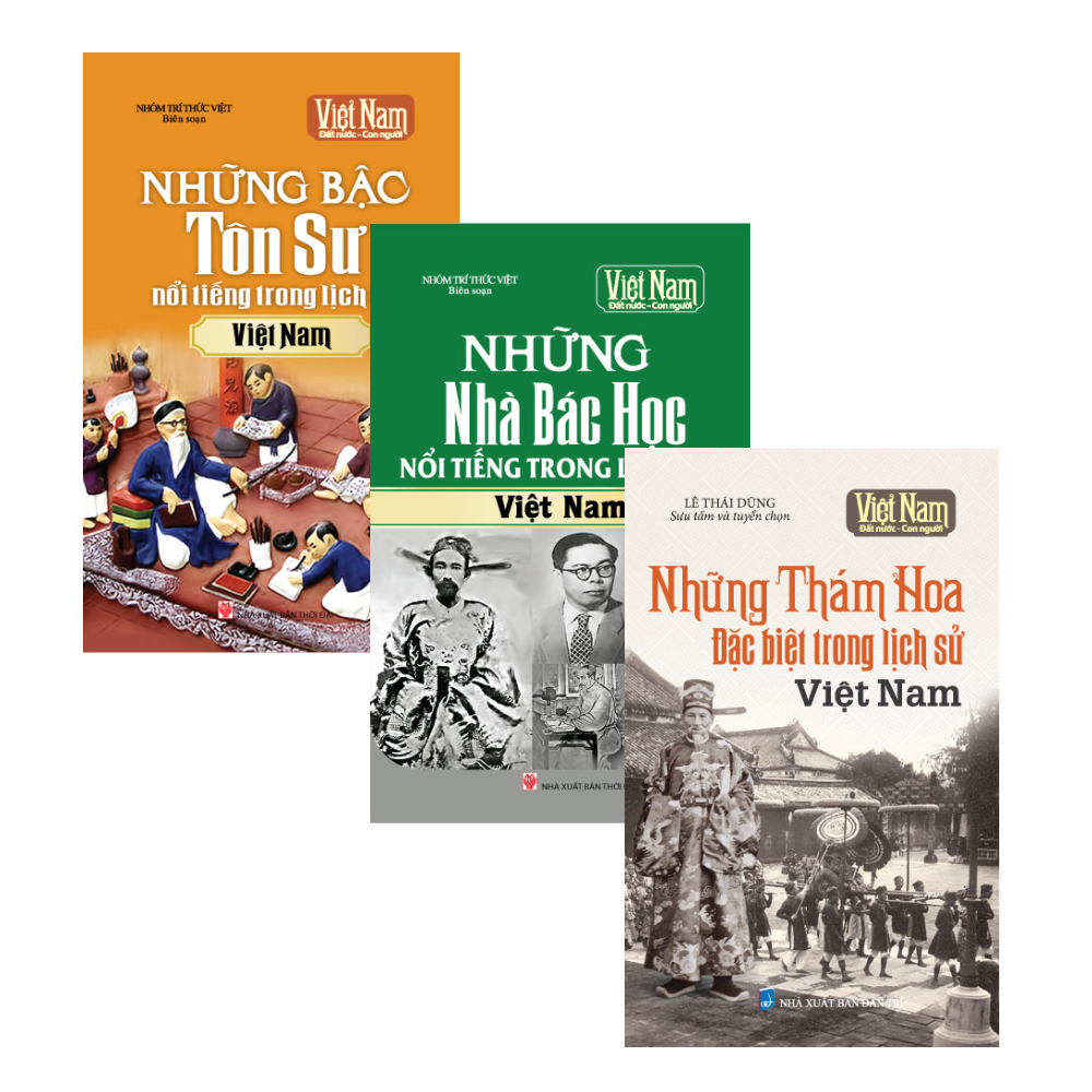 Combo Tủ sách Kể chuyện lịch sử Việt Nam 6 - Truyện kể danh nhân Việt Nam