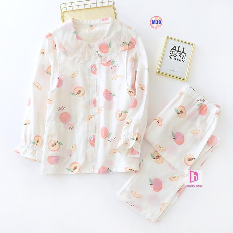 Pijama Sau Sinh (Thô Đũi) Mặc hè cực mát M3