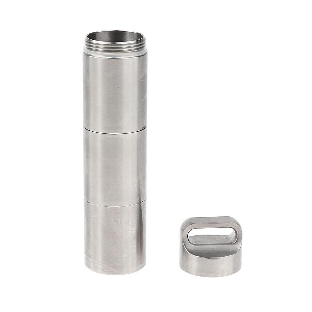 2pcs Travel Pill Organizer Medicine Dispenser - Waterproof Pill Boxes and Organizer - Portable Vitamin Container Holder