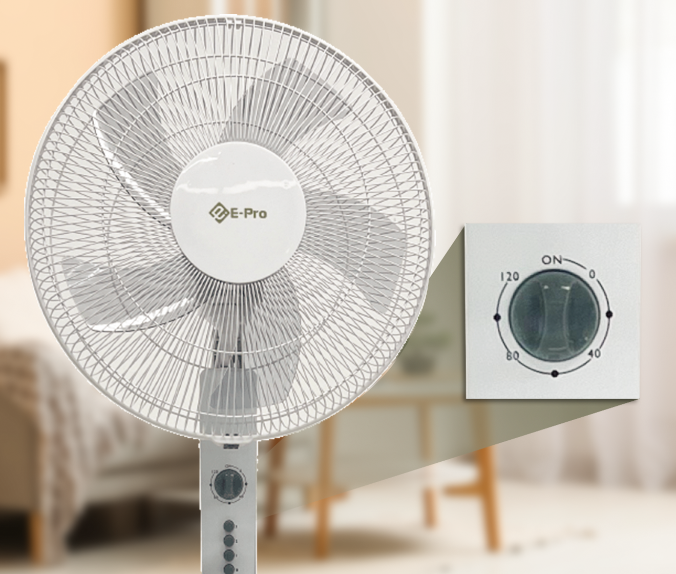 [Hàng chính hãng] Quạt đứng VEP-SF40-A12T - 3 chế độ gió linh hoạt