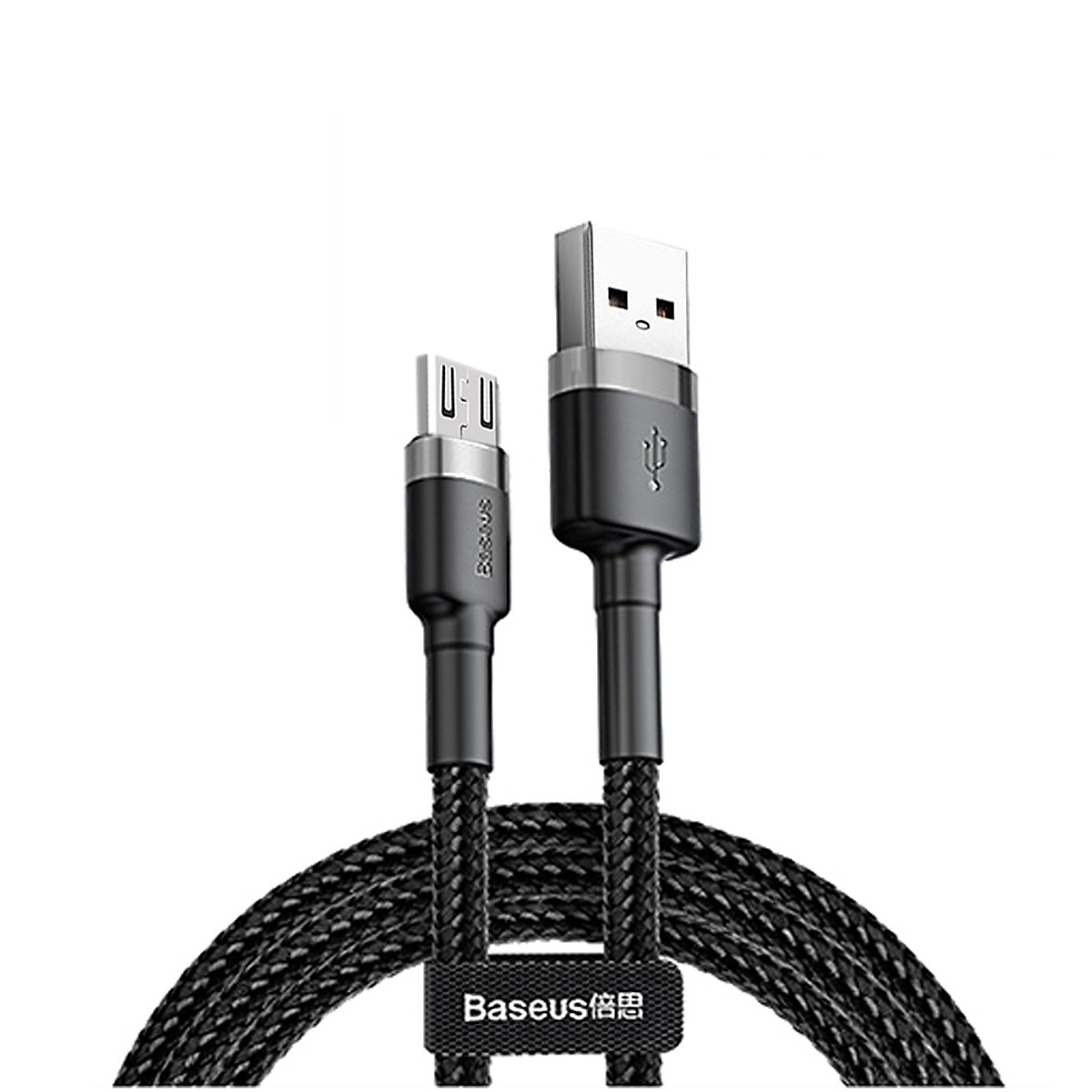 Cáp sạc nhanh Cafule Micro USB Cho Smartphone Android 2.4A/Quick charge 3.0 1m - Hàng nhập khẩu