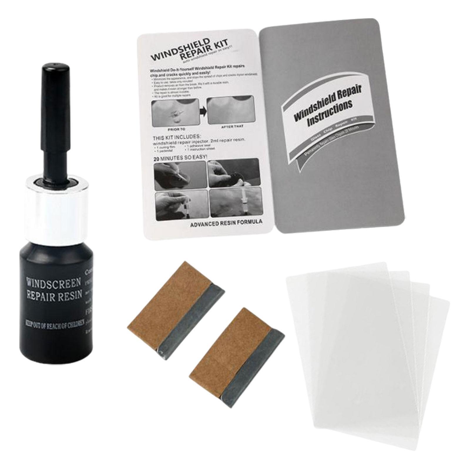 Car Windshield Crack Repair Resin Vehicle Glass ,DIY Windscreen Tool, Easy to Use ,Automotive Repair Fluid for Lightweight