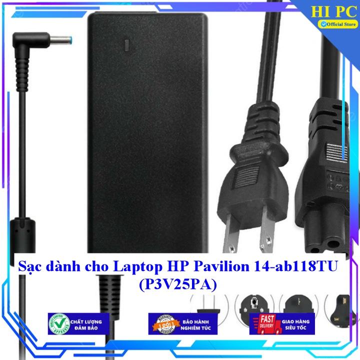 Sạc dành cho Laptop HP Pavilion 14-ab118TU ( P3V25PA ) - Kèm Dây nguồn - Hàng Nhập Khẩu