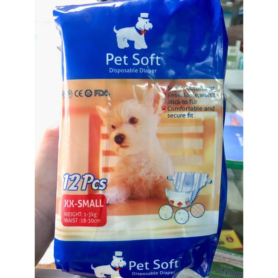 Bỉm Vệ Sinh Pet Soft Dành Cho Thú Cưng size M 6-11kg