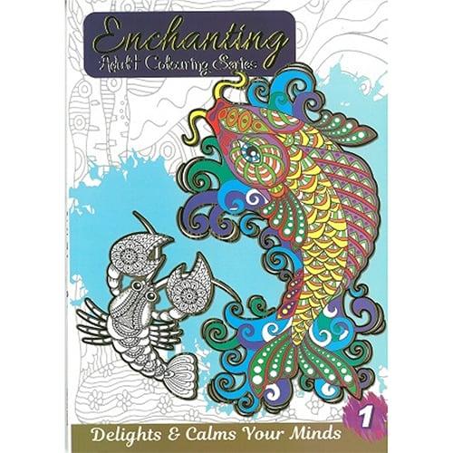 Sách Enchanting Adult Coloring Book 1