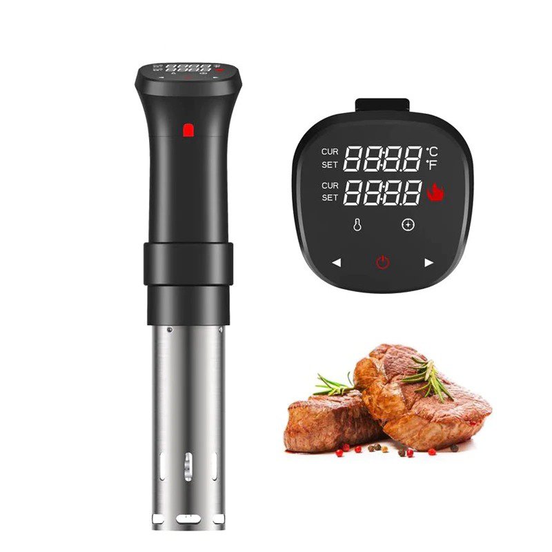 Máy nấu chậm Sous Vide Machine Precision Cooker Cảm ứng LED 1100W chống nước IPX7