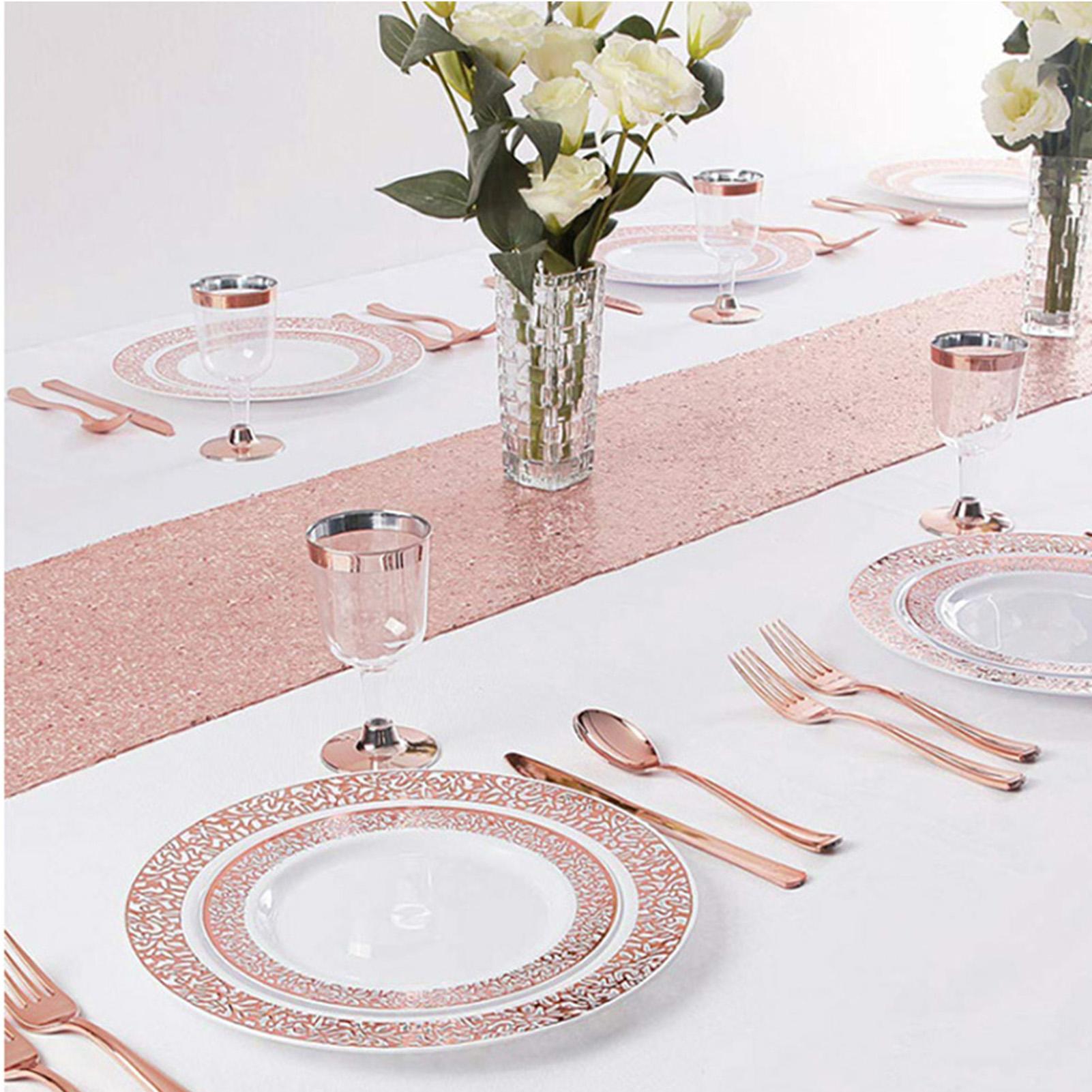 Set 10 Gói Khăn Trải Bàn Dài 30 * 180Cm Trang Trí Bữa Tiệc Tiệc Cưới