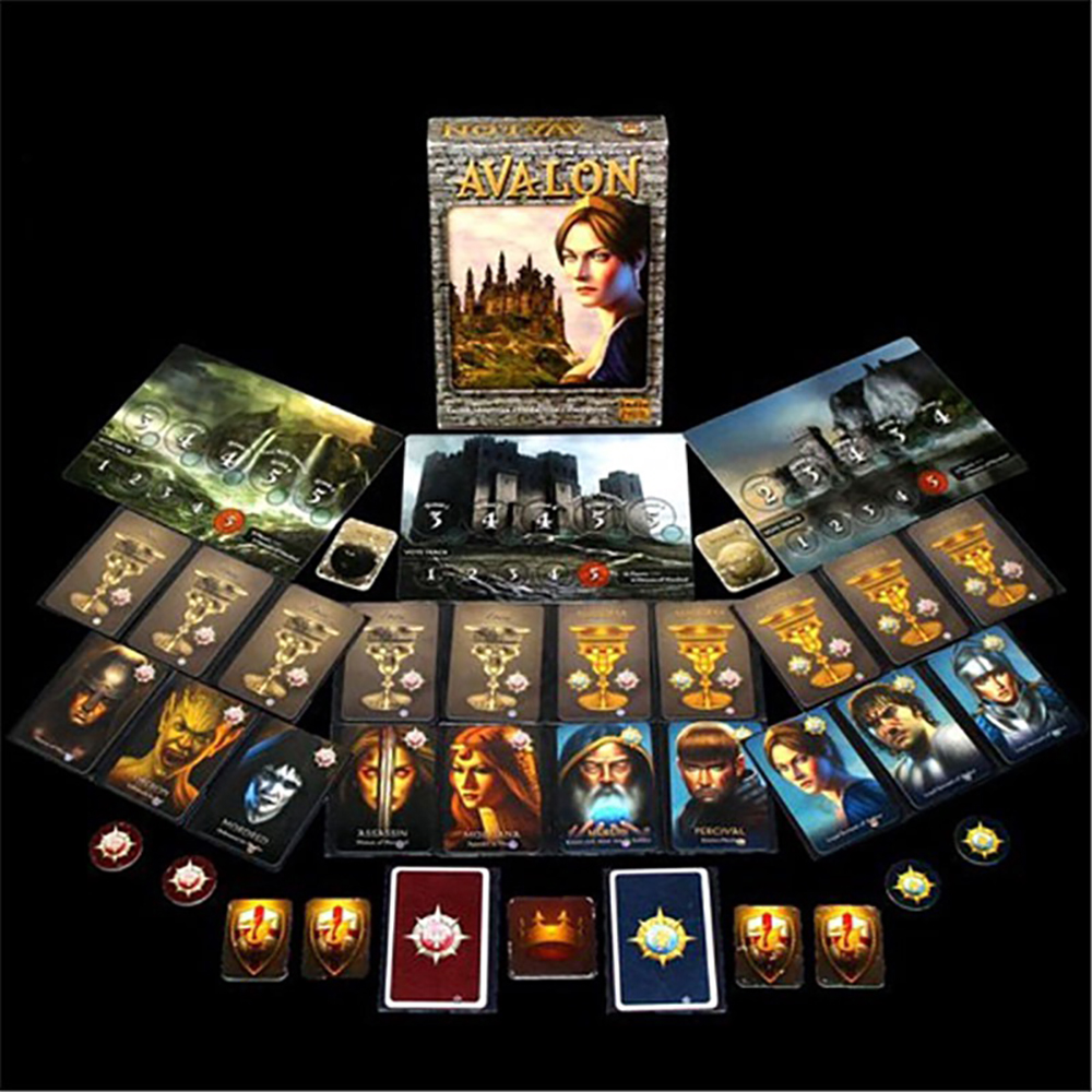 Trò Chơi Board Game Avalon Tiếng Anh Hộp Lớn Chất Lượng Cao