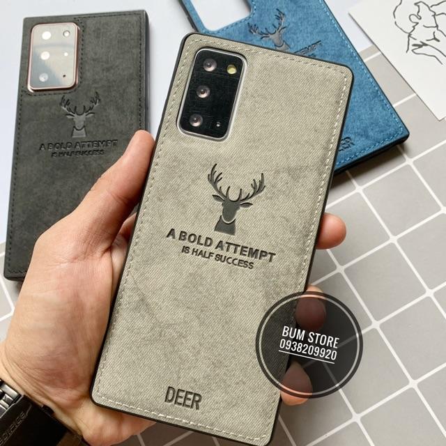 Ốp Lưng Vải Deer Cho Dòng Samsung Galaxy Note 20 / Note 20 Ultra / S20 Ultra / S20 plus