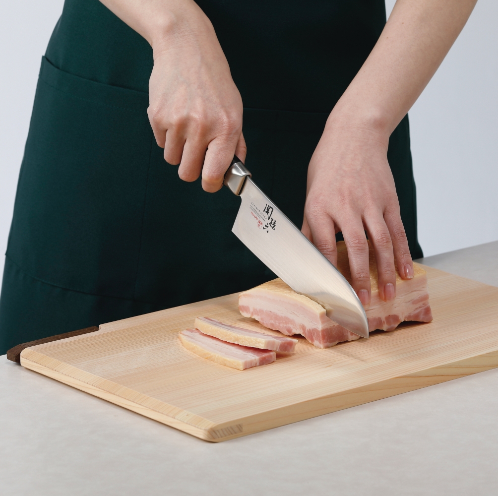 Dao bếp Nhật cao cấp KAI Honoka Santoku - Dao thái đa năng AB5427 (165mm) - Dao bếp Nhật chính hãng