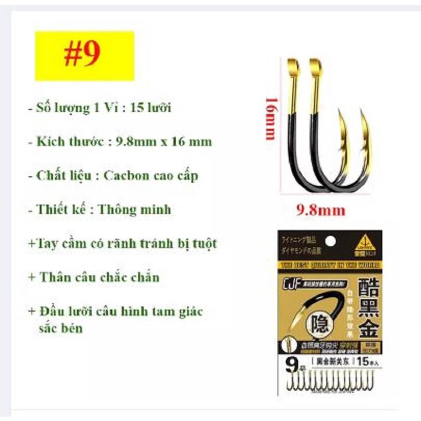 Lưỡi câu cá CJ Seiko Nhật Bản Cao Cấp Chuyên Câu Đài, Câu Đơn LC-7 - Sanami Fishing