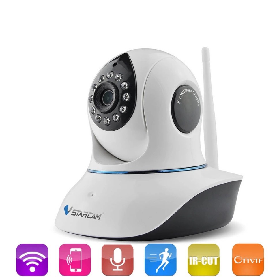 Camera IP Wifi VStarcam C38s 2.0 - Full HD 1080p , Lắp trong nhà , camera không dây , Kèm thẻ nhớ 32GB A1 Lexar  - Hàng chính hãng