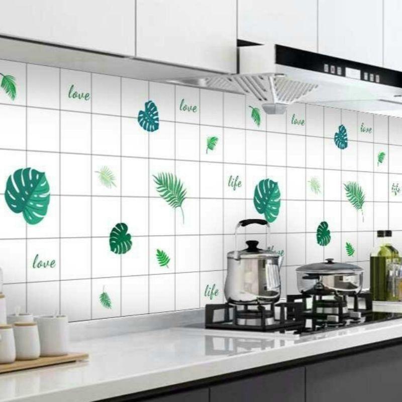 Cuộn 3m decal dán bếp cách nhiệt khổ 60cm.