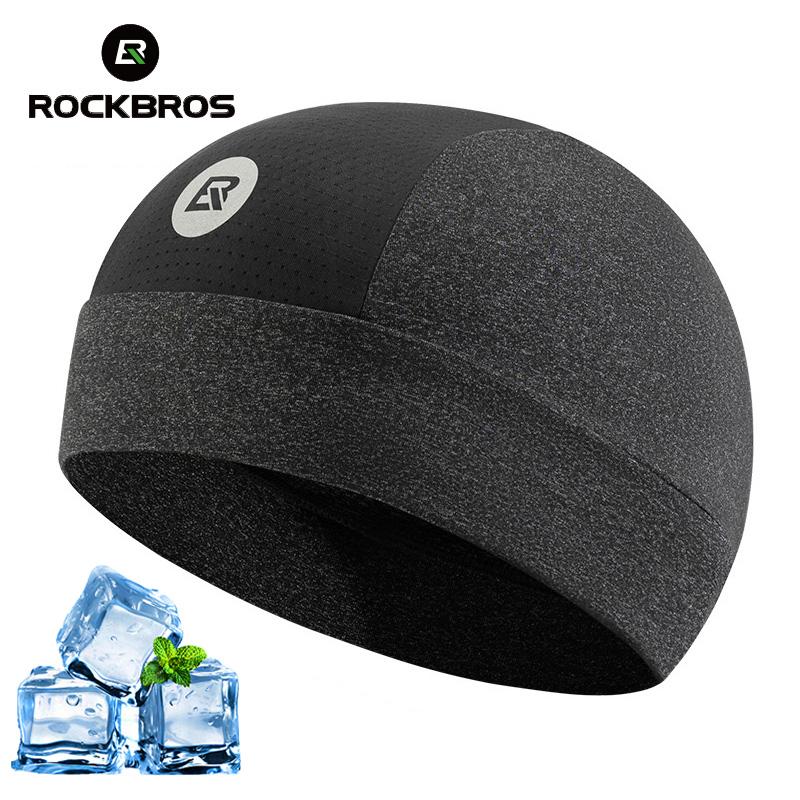 ROCKBROS Xuân Hè Nam Nữ Nón Đơn Giản Băng Lụa Thoáng Mát Nón Thể Thao Chống Tia UV Xe Đạp Xe Máy Đi Xe Đạp chạy Mũ Đợi Đầu Đa Năng Color: Blue