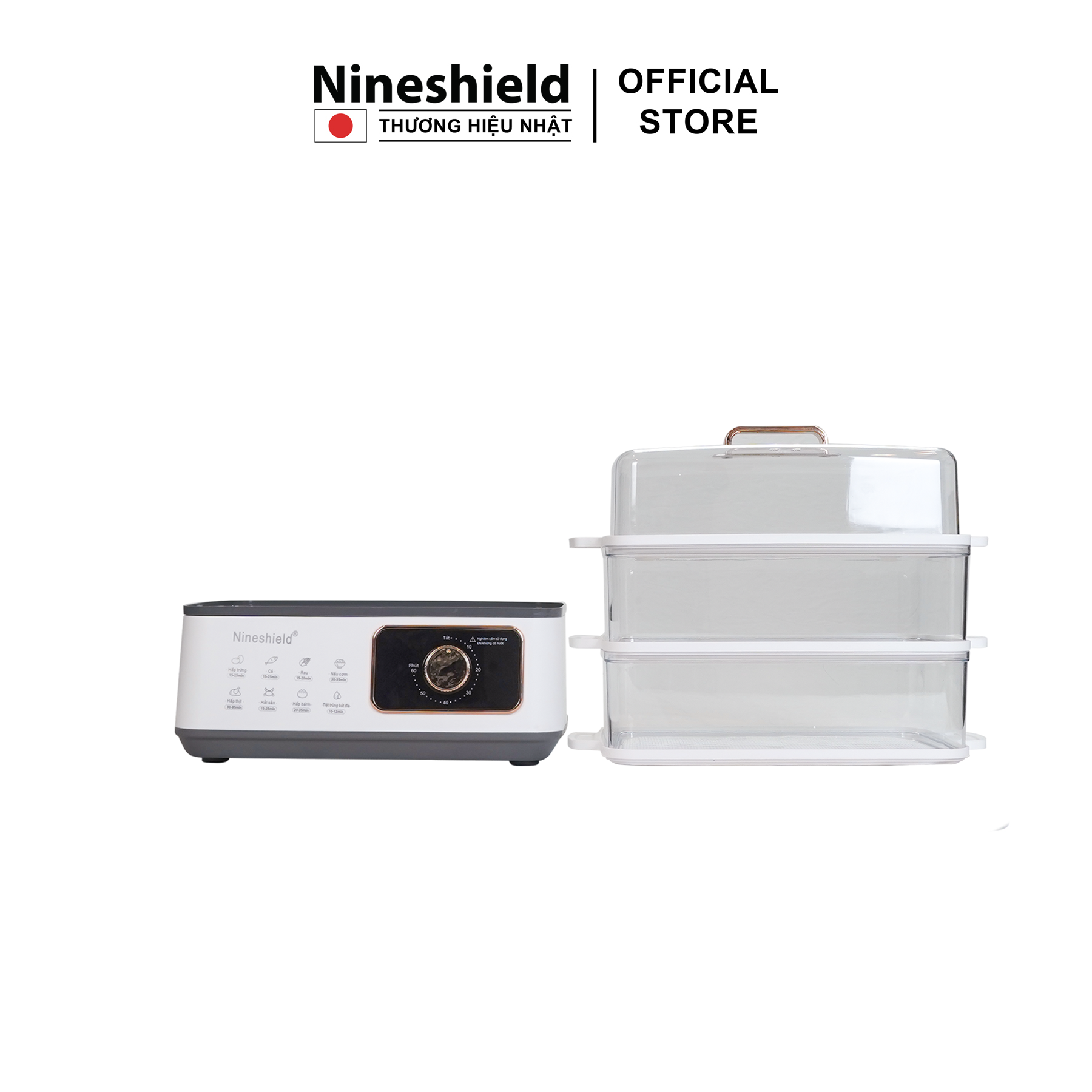 Nồi hấp đa năng hàng chính hãng Nineshield KB3001