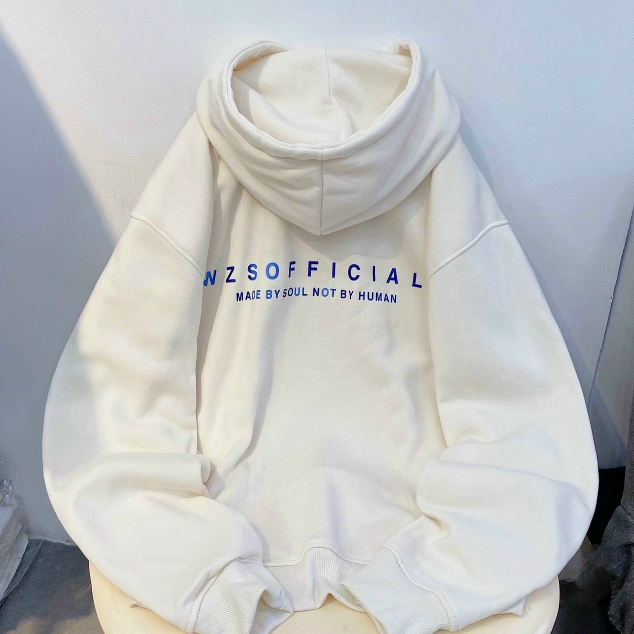 Áo Hoodie Dáng Rộng WZS OFFICAL Pqk , áo Hoodie Wzsoficall, áo khoác hoodie unisex phong cách hàn quốc ullzang, áo khoác hoodie chống nắng mũ rộng
