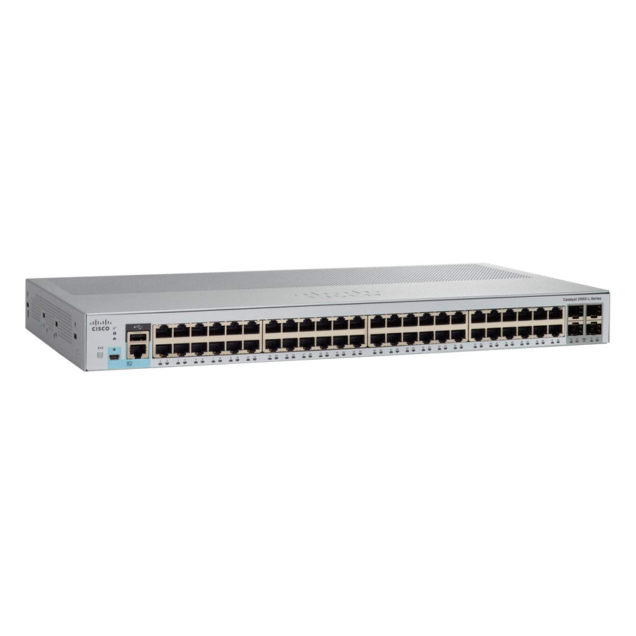 Thiết Bị Chuyển Mạch Switch Cisco WS-C2960L-48PQ-LL - Hàng Nhập Khẩu