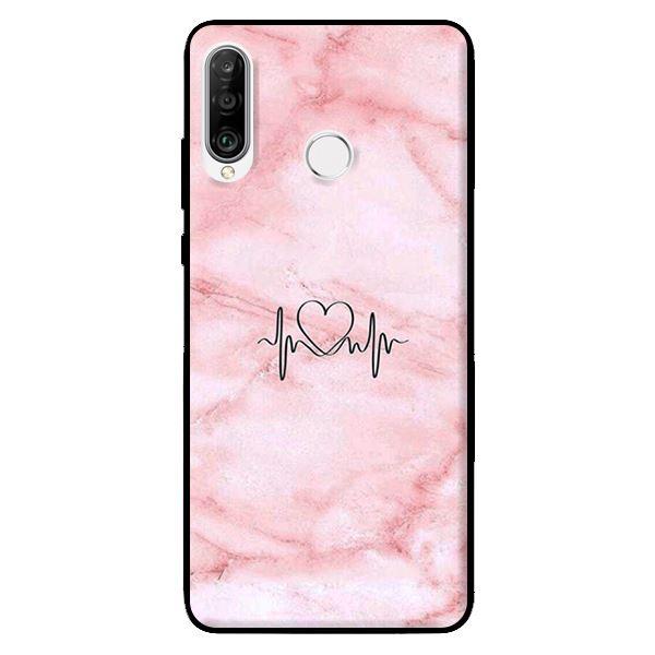 Ốp in cho Huawei P30 Lite Đá Hồng - Hàng chính hãng