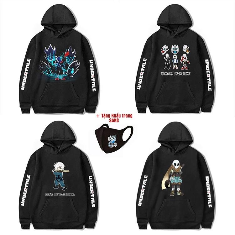 Áo Sans Top 10 Mẫu Áo Hoodie in hình Sans Undertale Chara, Pháp sư gangster sieu chất