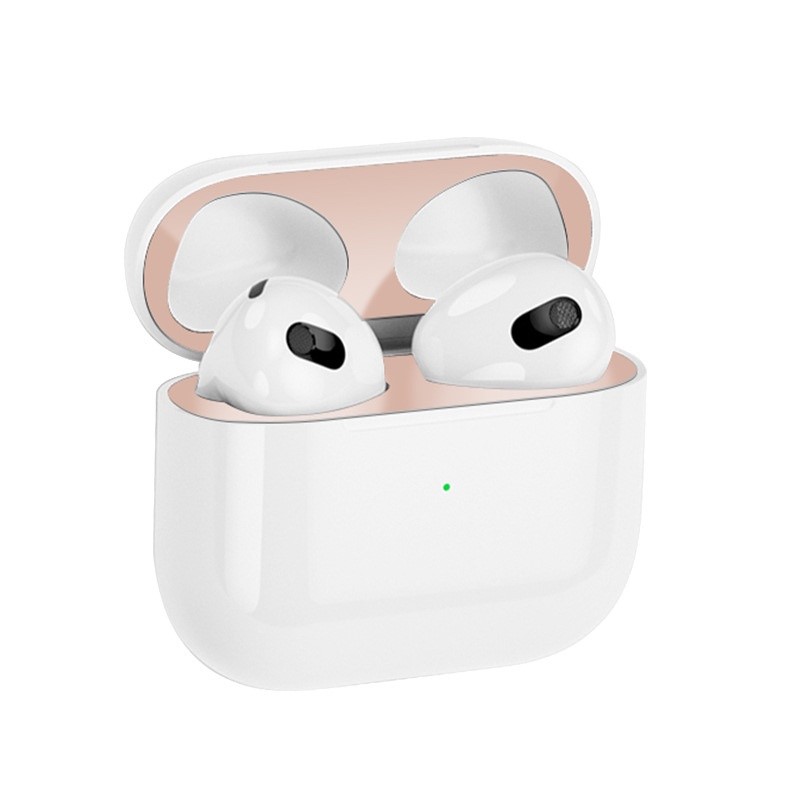 Miếng Dán Chống Bụi Kim Loại Dành Cho Airpods Pro 2/ Airpods 3- Hàng chính Hãng