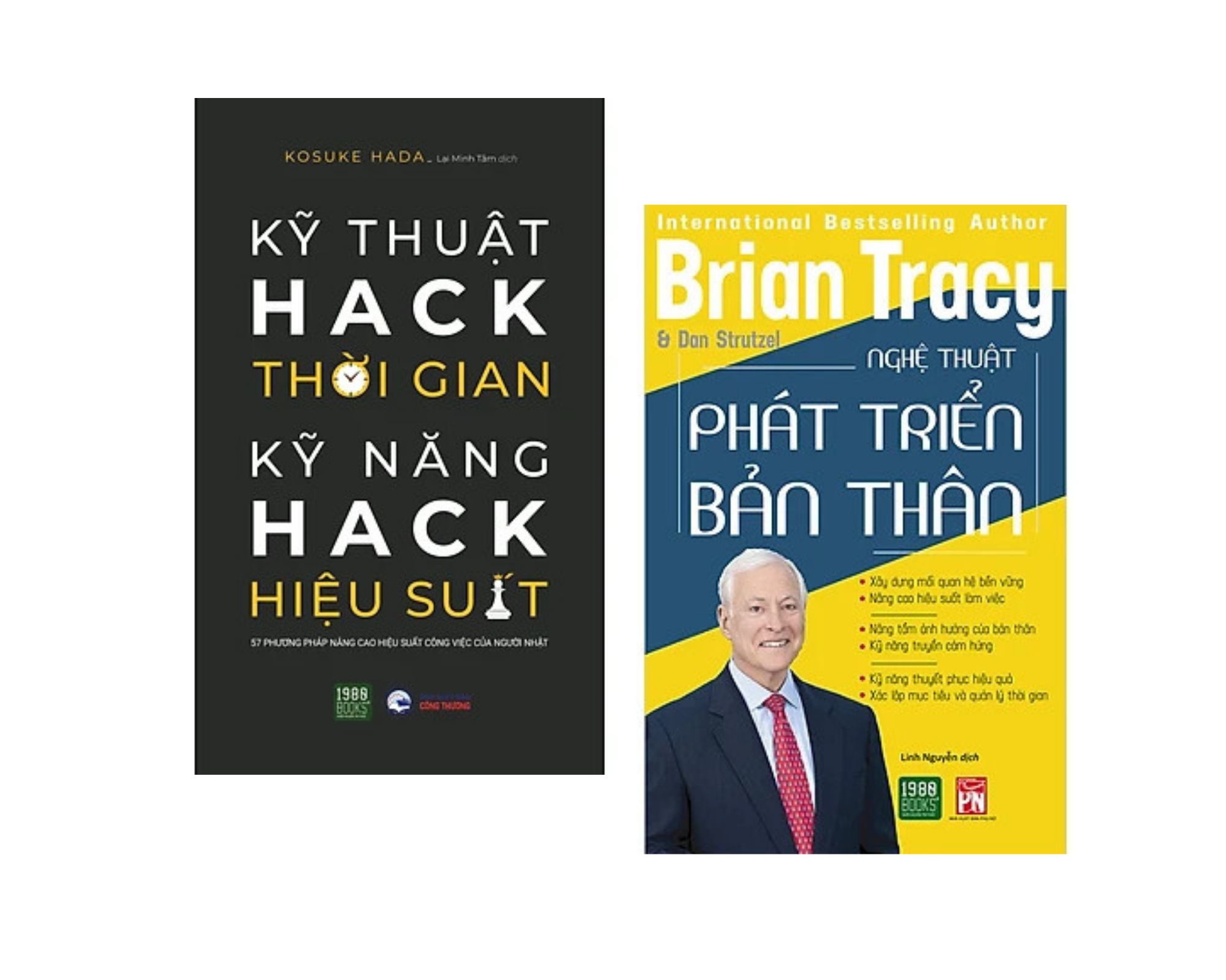 Combo Phát Triển Bản Thân: Kỹ Thuật Hack Thời Gian, Kỹ Năng Hack Hiệu Suất + Nghệ Thuật Phát Triển Bản Thân