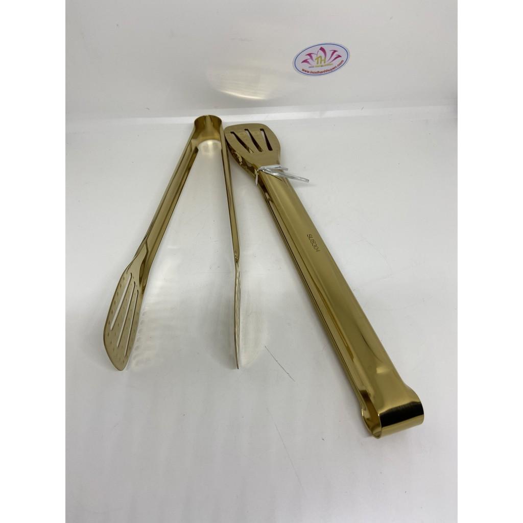 Bộ kẹp gắp thịt nướng, gắp bánh, kẹp bánh mì inox 304 bóng vệ sinh an toàn và rất tiện dụng inox 304 Hcm