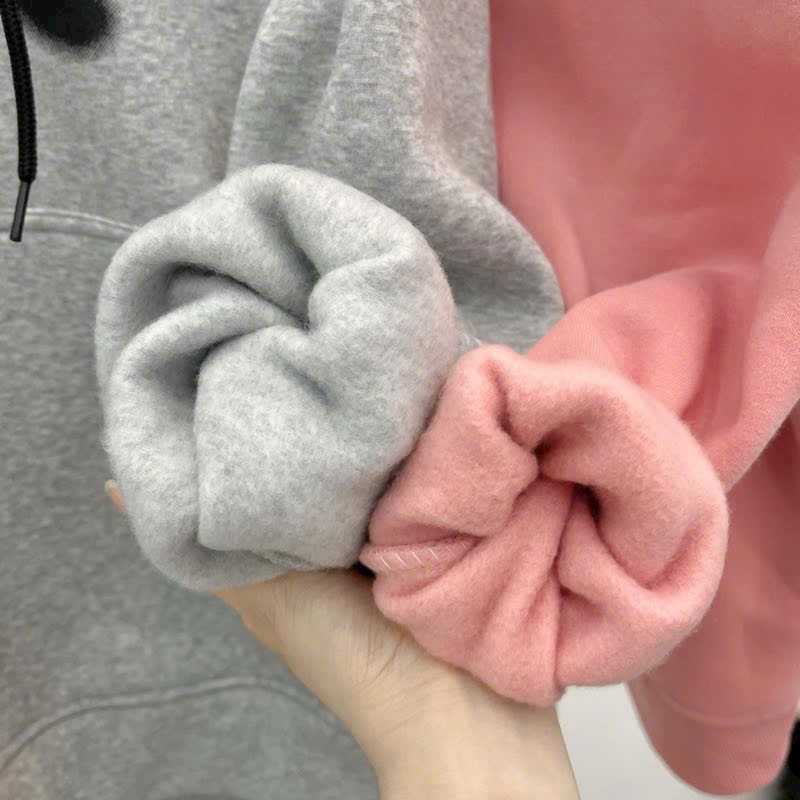 Áo Hoodie Nỉ Unsiex MÈO MUN Form Rộng Nam Nữ , Tay Phồng Phối Nón Lớn Hoodie cặp đôi Cute