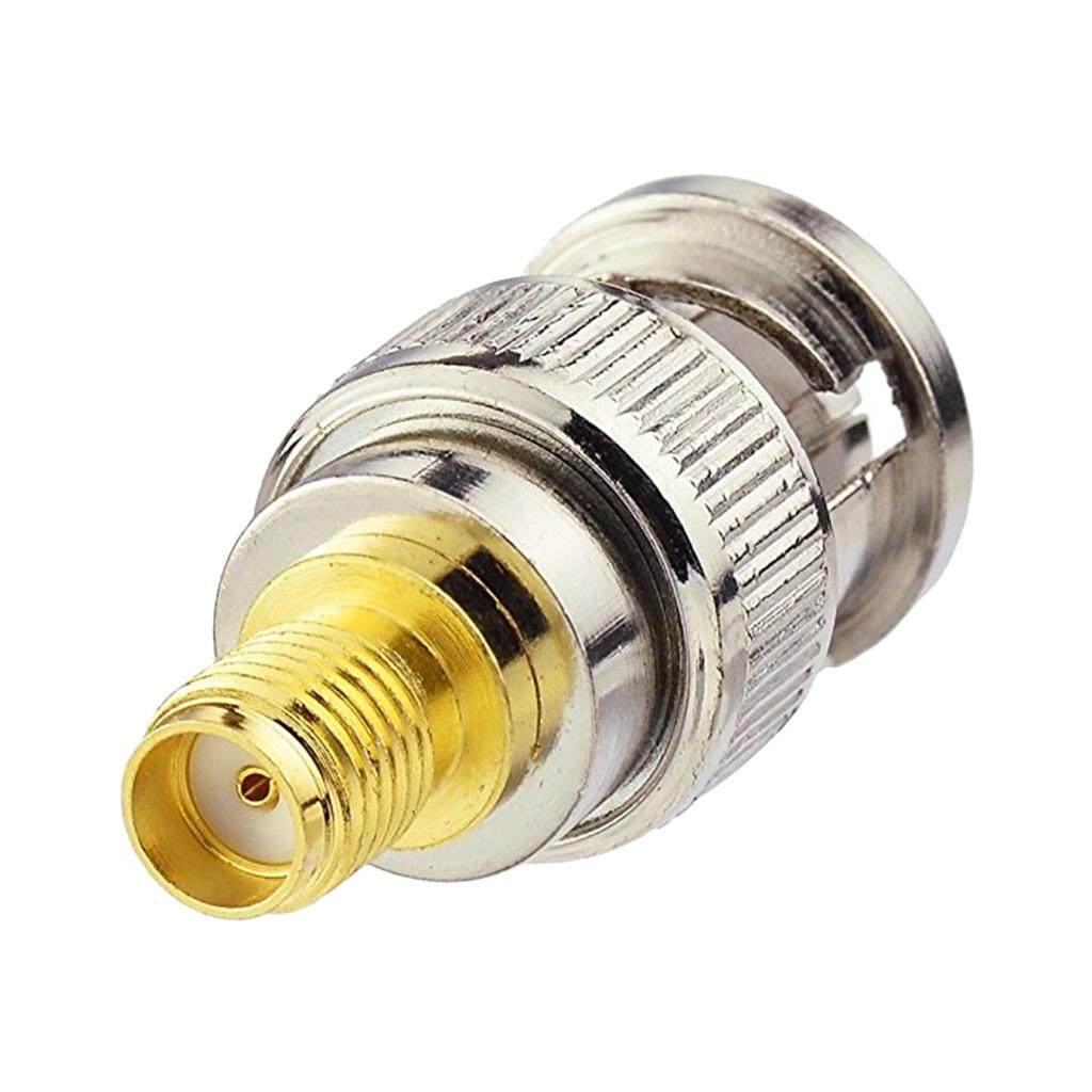 SMA Female To BNC Male RF Coax Coaxial Adapter Converter Connector Jack Plug