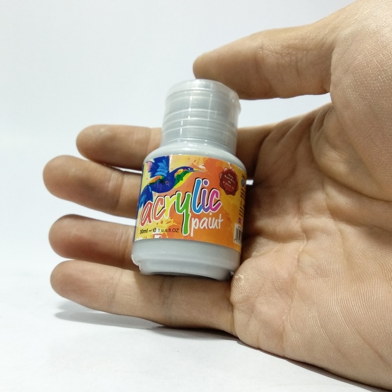 Chai Màu Vẽ Acrylic 30ml - Màu Xám