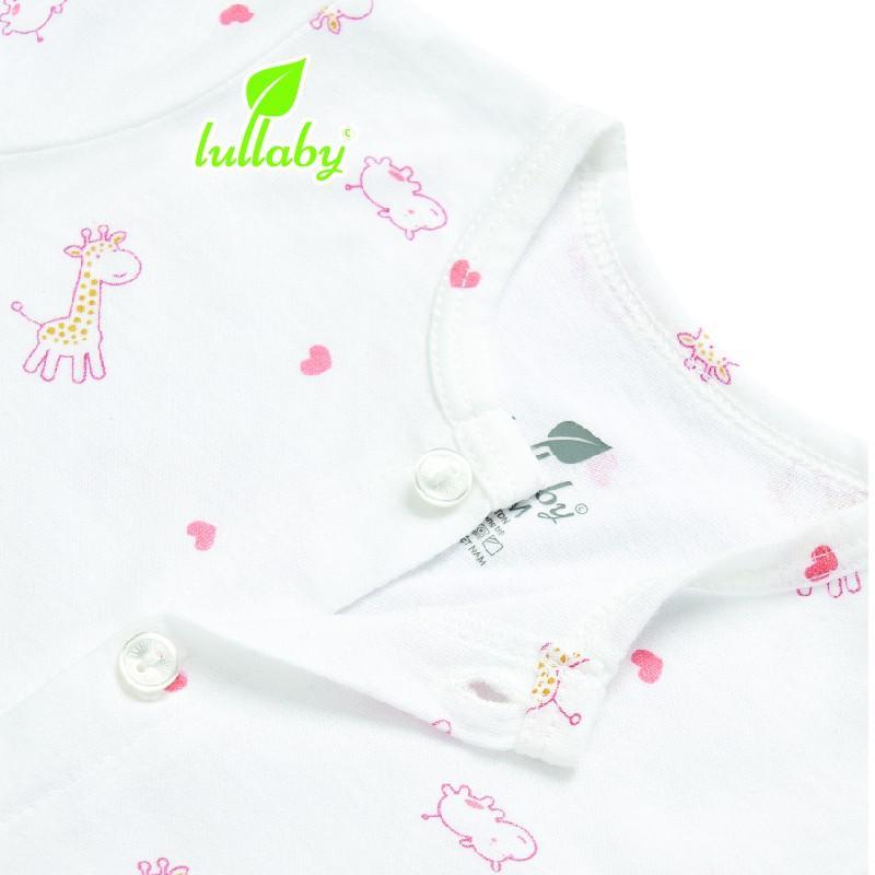 Lullaby - Bộ quần áo cài giữa tay dài sơ sinh NH605606P