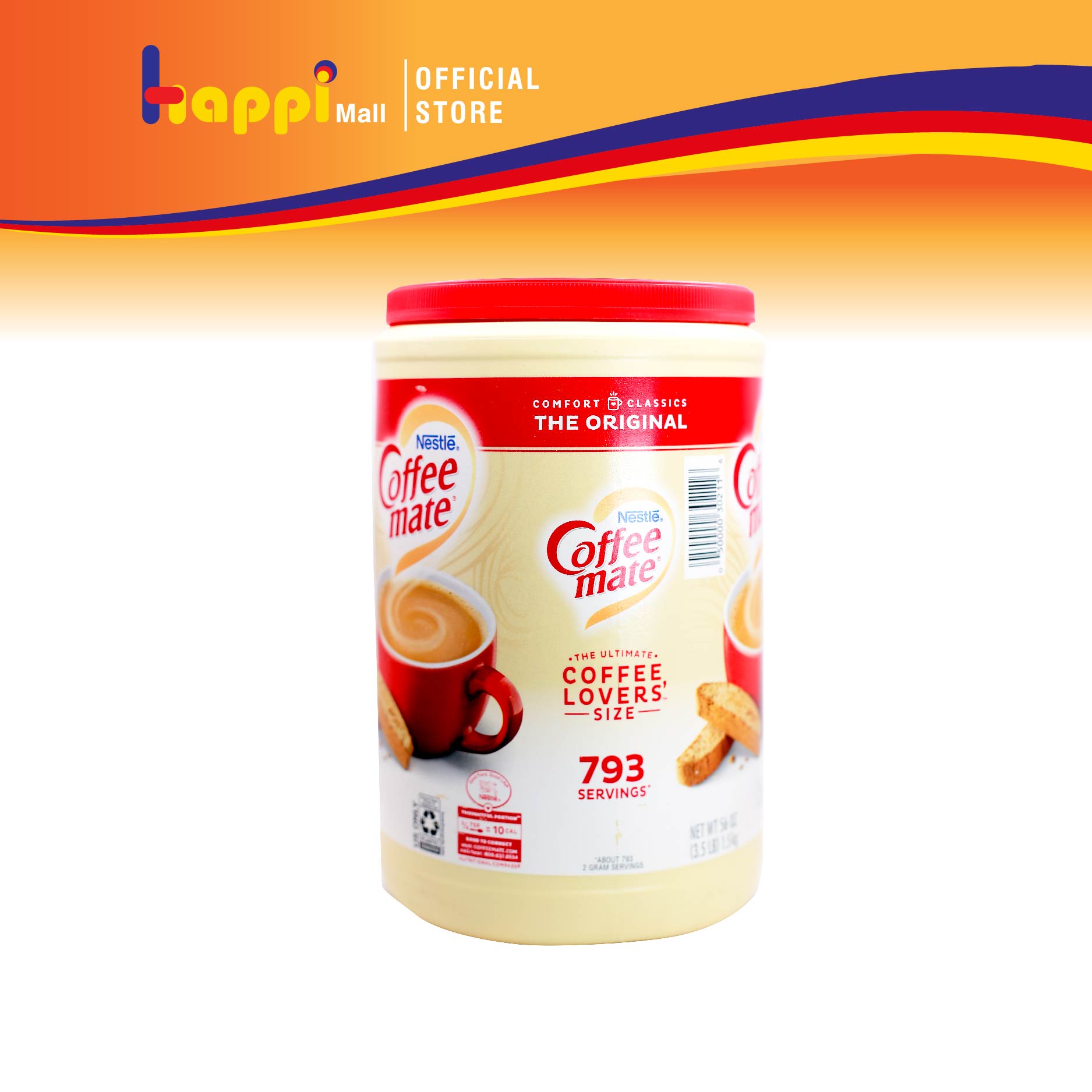 Bột kem pha cafe Nestle Coffee Mate Original Mỹ 1,5kg - Happi